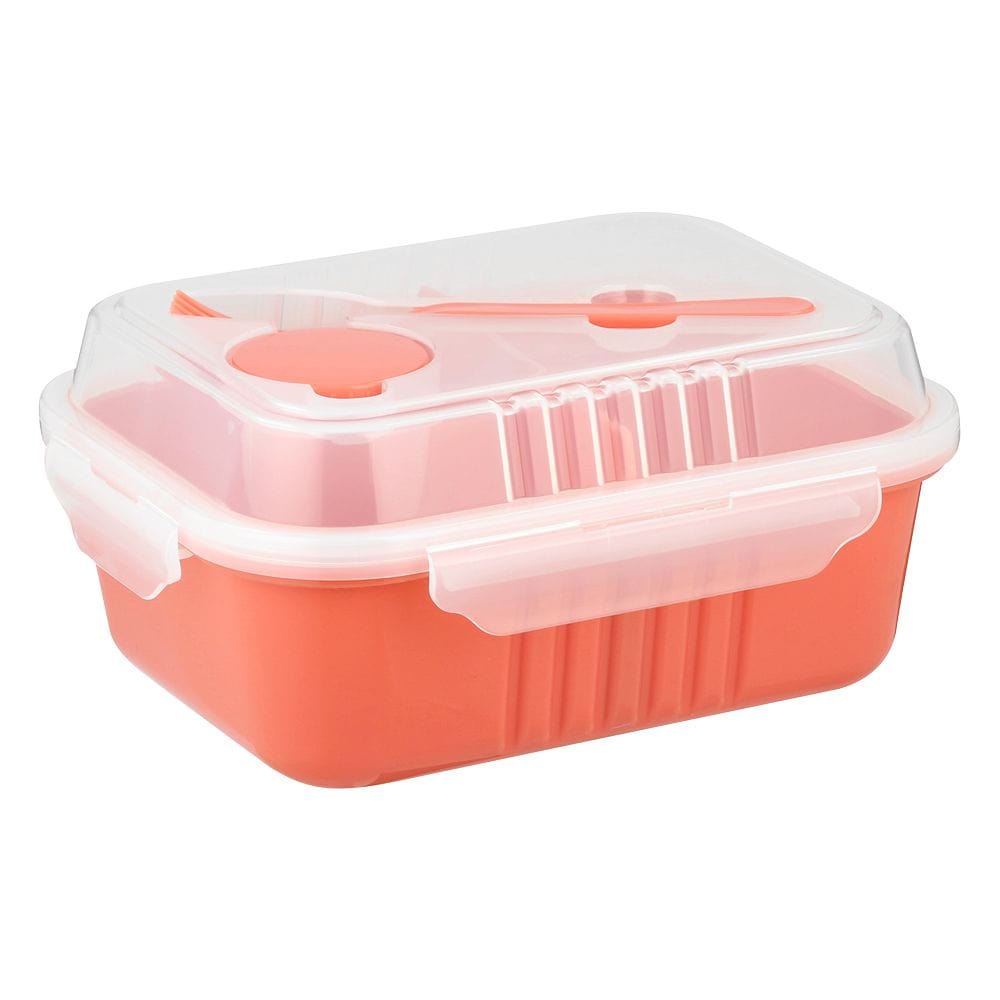 Snappy LUNCH BOX Snappy Lunch Box Rectangular 1.7lt Coral SN-1700C (7784023097433)