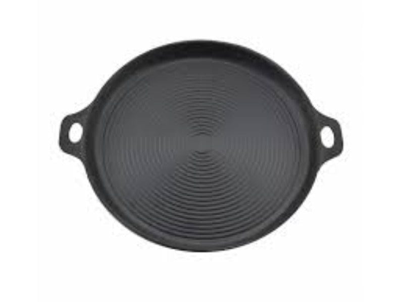 Totai Cast Iron Griddle Totai Cast Iron Round Ribbed Griddle 40cmx26mm 18/SM350-2 (7008483639385)