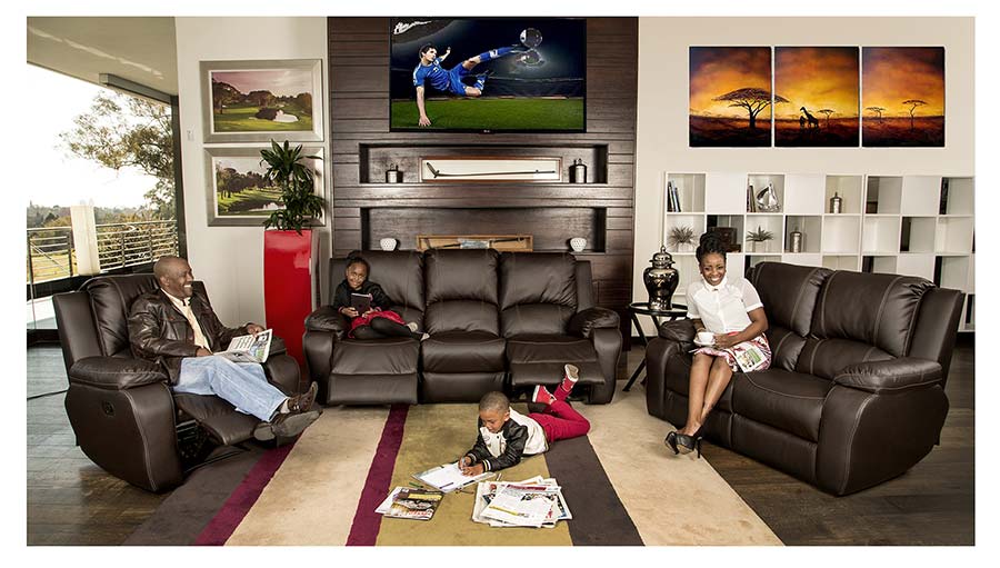 furniture Furniture & Lights 3 Piece Lyla 1 Action BRN L/Upper (2061718421593)