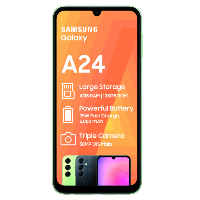 Samsung Smart Phones Samsung Galaxy A24 Dual SIm - Green (7296719454297)