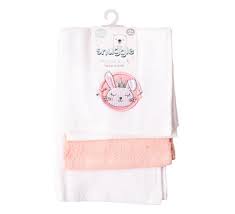 Snuggle Baby Embroidered Face Cloth Bunny 3 Pack (7058396577881)