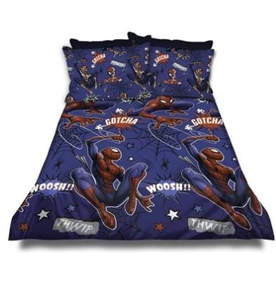 Character Linen Duvet Cover Spiderman Amazing Duvet  Cover Set (2061666517081)