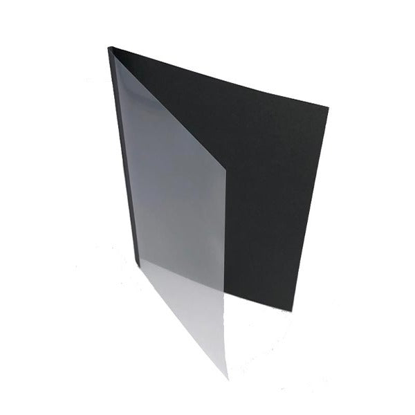 Stationary Tech & Office Thermal Binding Covers A4 12MM Black Sheets 80 Pack (7335606190169)