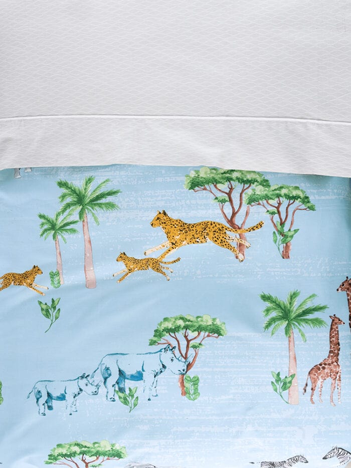 Linen House Duvet Cover Linen House Safari Blue Duvet Cover Set (7025792876633)