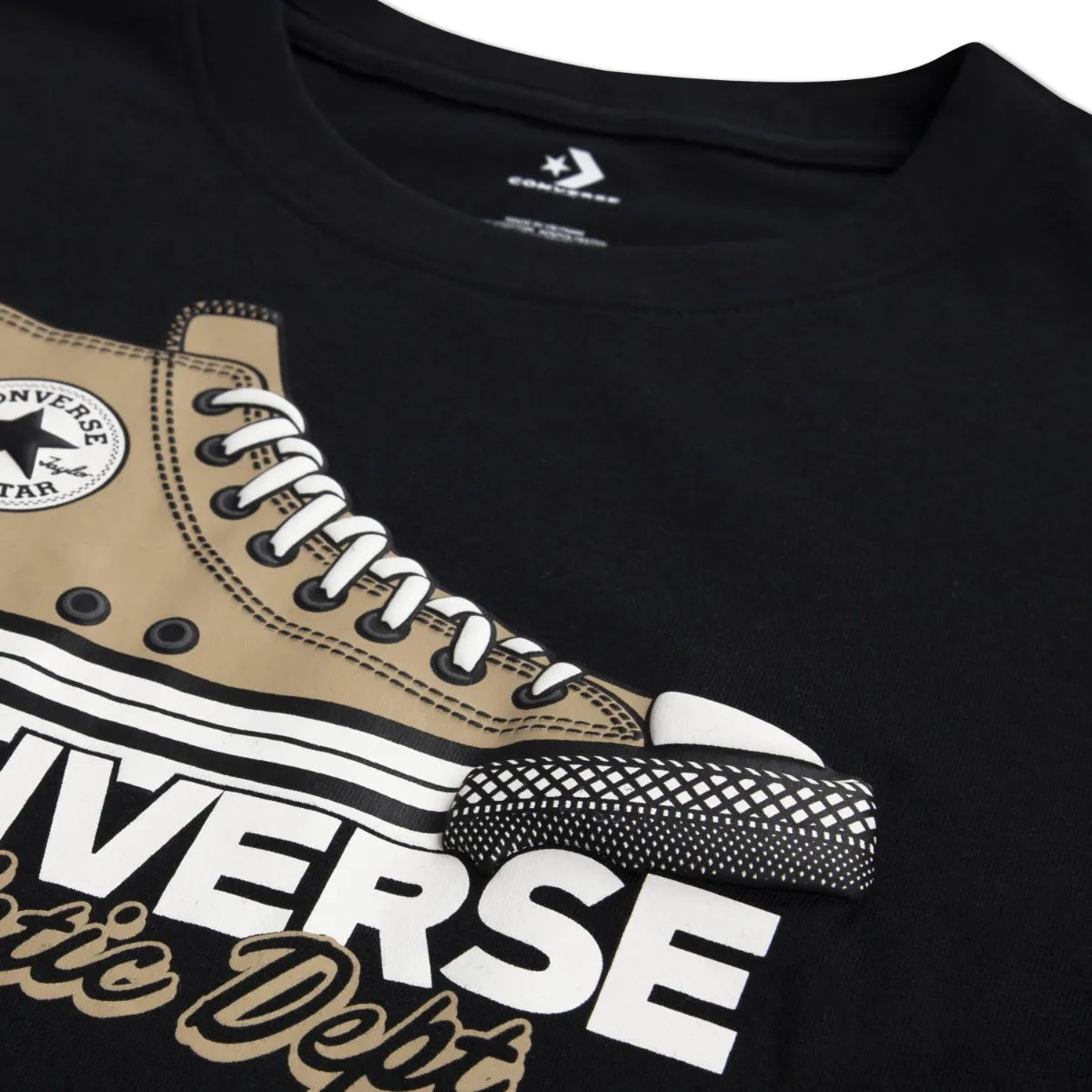 Converse Sneaker Graphic Tee Youths-Black 9CH948