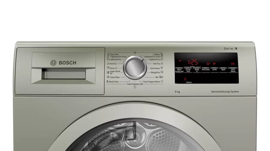 Bosch Tumble dryer Bosch 9kg Condenser Inox Tumble Dryer WTG8640SZA (7295928827993)