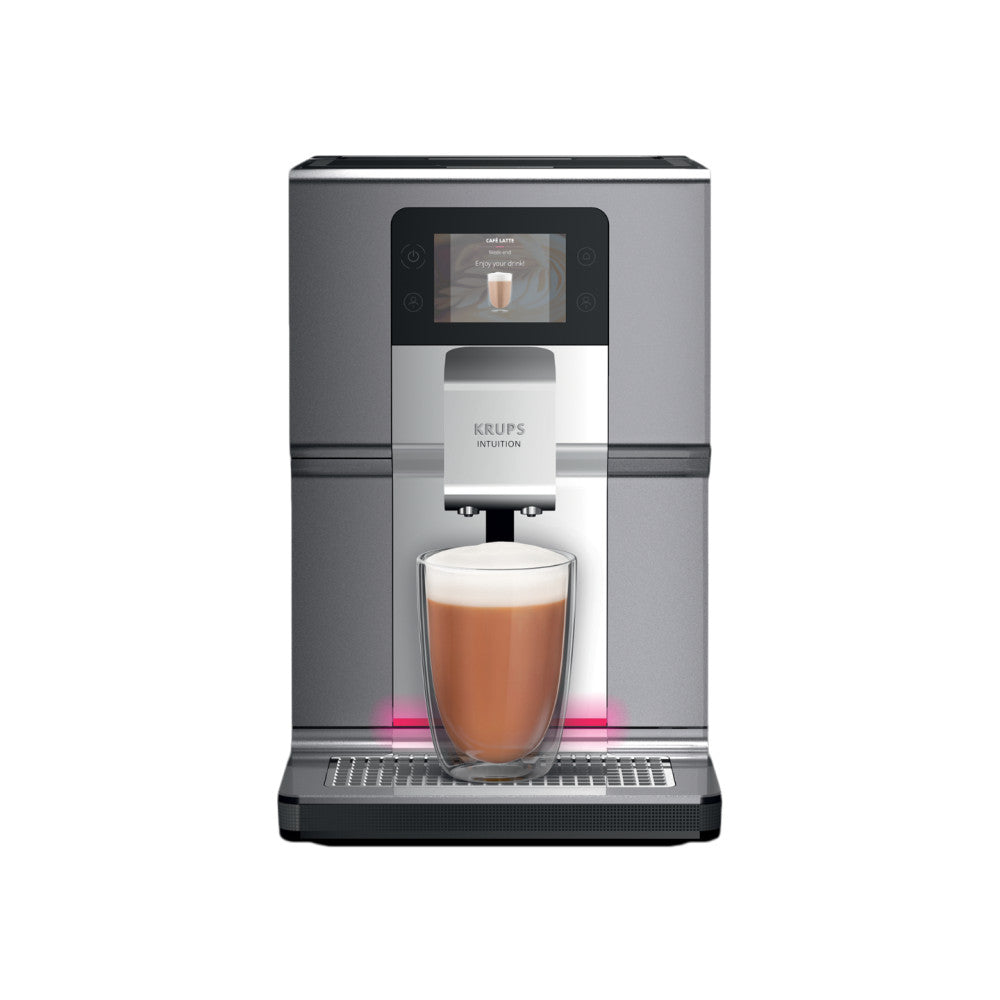 Krups Intuition Preference Bean To Cup Coffee Machine Black/Silver EA875E10