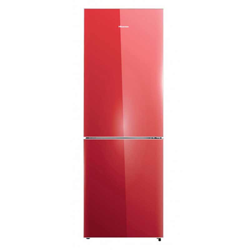 Hisense appliances Hisense H420BMIRE 321LT Red Glass Fridge Model (2061665861721)