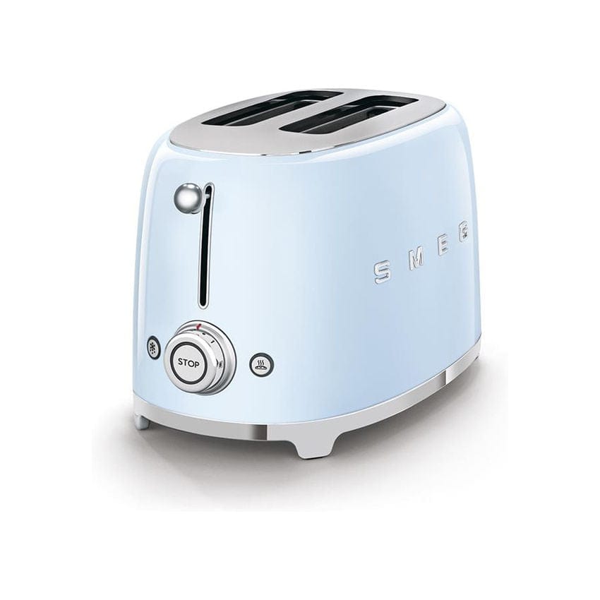 smeg TOASTER Smeg  Retro 950W 2-Slice Toaster Pastel Blue TSF01PBSA (7248146989145)