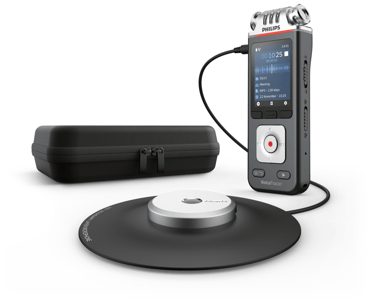 Philips Voice Recorder Philips DVT8110 Meeting Recorder with 360° Meeting Microphone (4776803663961)