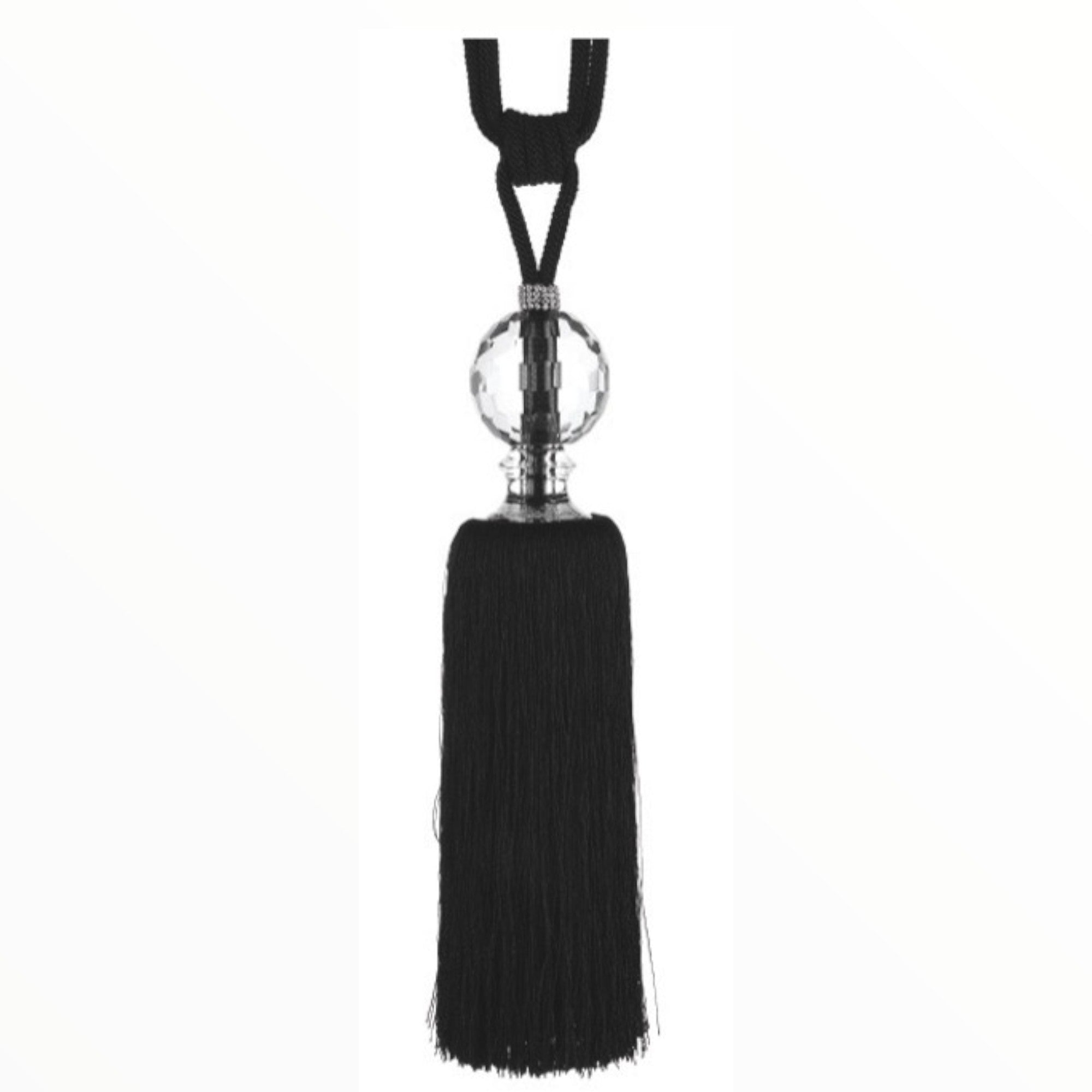 Curtaining Tiebacks Ebro Black