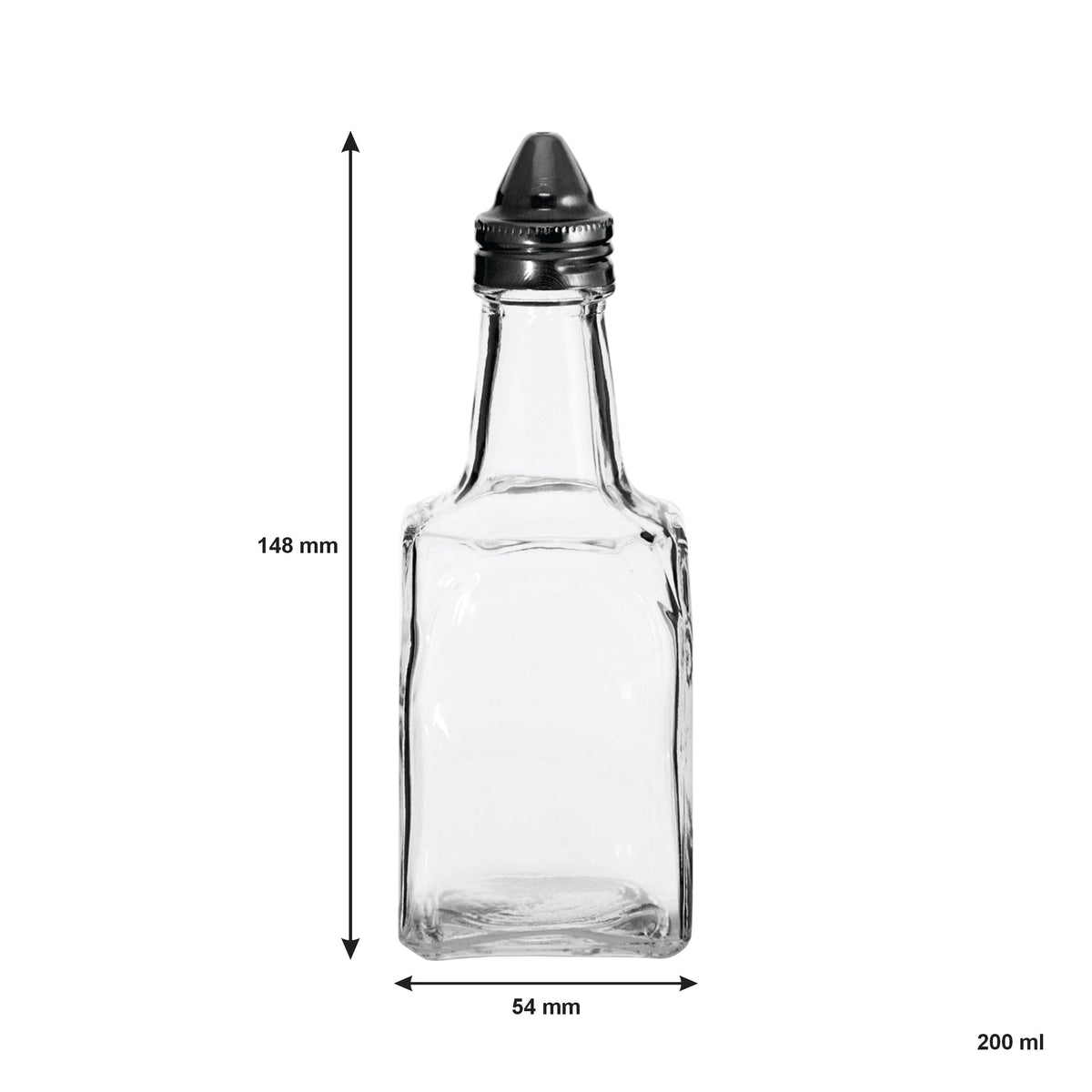 Regent SALT & PEPPER Regent Glass Condiment 4 Piece 10025