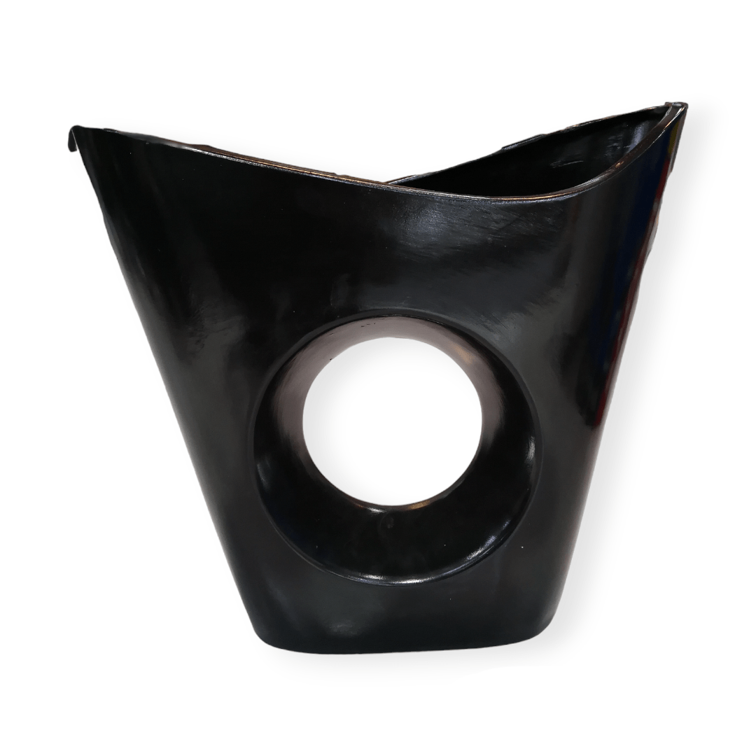 MHC World vase AC 1 hole Boat-base Black Gloss (7452844458073)