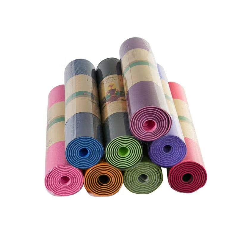 Eco-Friendly Yoga Mat Purple Eco-Friendly Non-Slip Yoga Mat 61x183cm 8mm