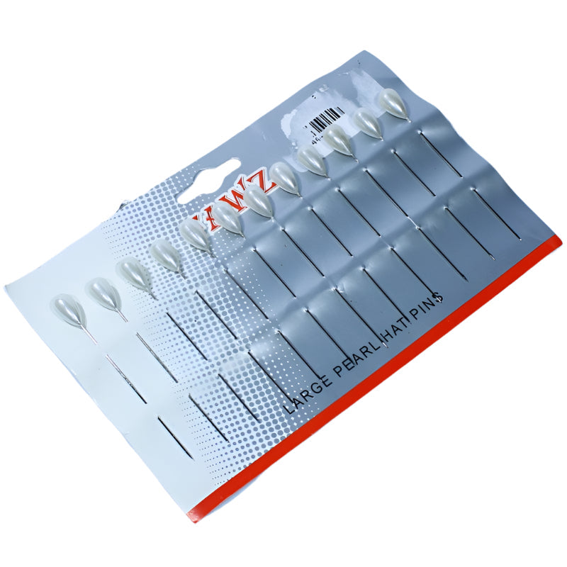 MHC World HABBY Large Hat Pins White (7199485952089)