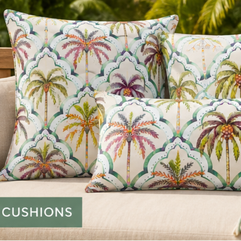 Fabric Bahamas Printed Waterproof Outdoor Canvas Palm Beach 150 cm