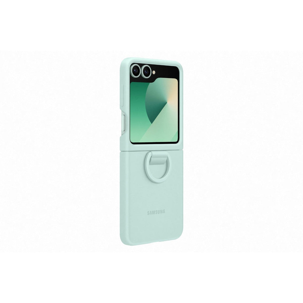 Samsung Electronics Accessories Samsung Silicone Cover With Ring for Samsung Galaxy Z Flip6 – Mint