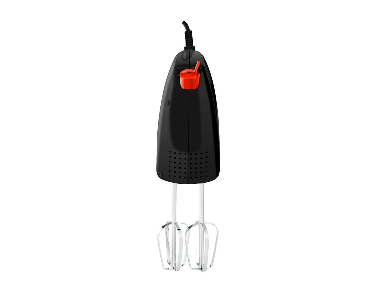 Mellerware HAND MIXER Mellerware Mixo 100w 5 Speed Hand Mixer With Dough Hooks & Beaters Chrome Black (7297991901273)