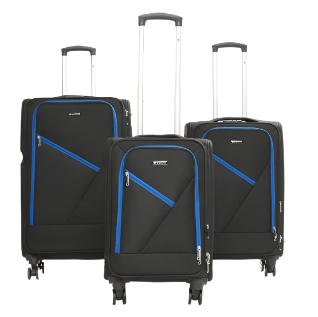 Paklite Luggage Paklite 3-Piece UrbanLite Soft-Shell Spinner Luggage Set with Combination Lock