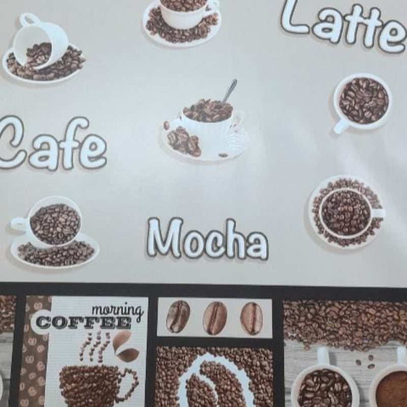 EDURA Plastic Tabling Flannel Backed Cappuccino Plastic Tabling 140 cm (7800890163289)