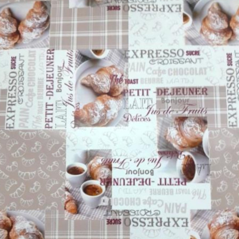 EDURA Plastic Tabling Flannel Backed Chrossaint  Plastic Tabling 67B 140 cm (7798834724953)