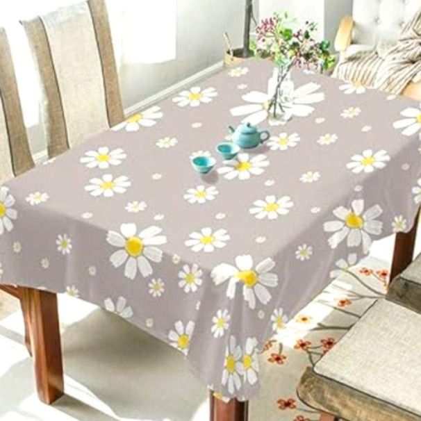 EDURA Plastic Tabling Flannel Backed Circles Plastic Tabling Fabric 140 cm