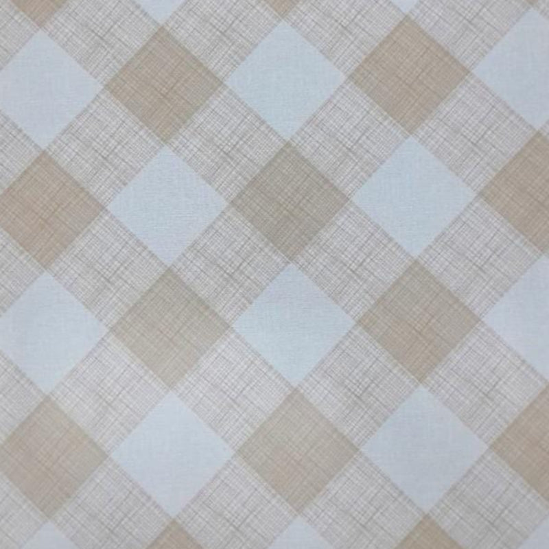 EDURA Plastic Tabling Flannel Backed Diamonds Plastic Tabling Collection 140 cm (7801048596569)