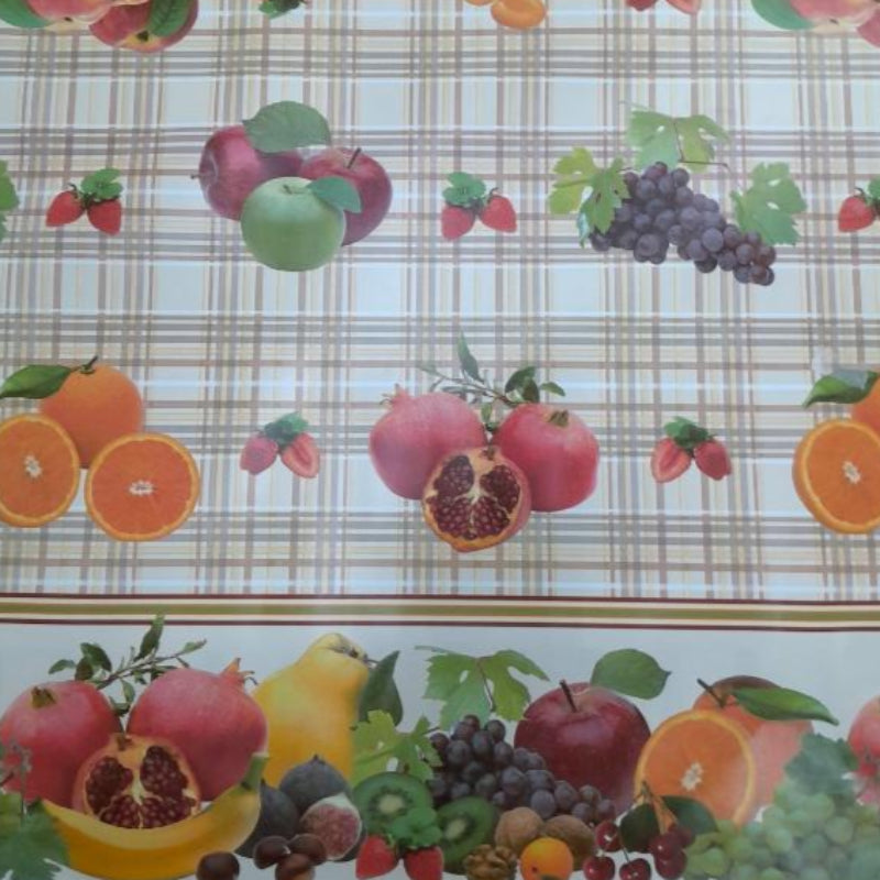 EDURA Plastic Tabling Flannel Backed Tropical Plastic Tabling 162A 140 cm (7798270197849)