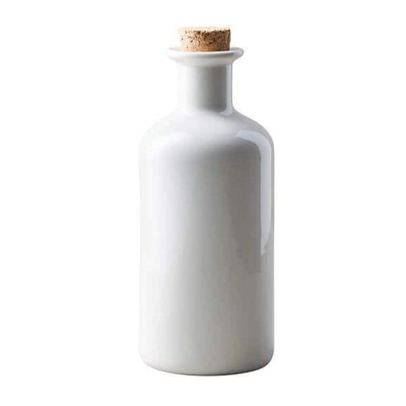 Maxwell & Williams Oil Bottle Maxwell & Williams Epicurious Oil Bottle Cork Lid 500ML White (6936067801177)
