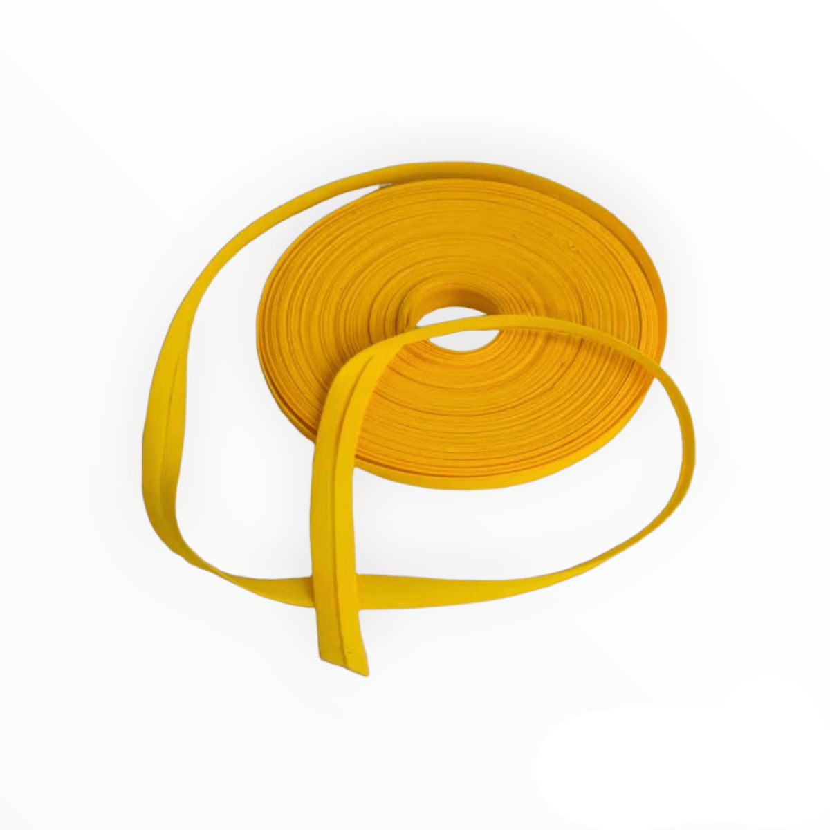 TRIMMINGS HABBY Yellow Cotton Bias Binding 12 mm (7665717936217)