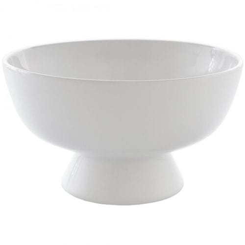 EETRITE Cake Stand Eetrite Just White Round Footed Salad Bowl 22cm ER0269 (7468436553817)