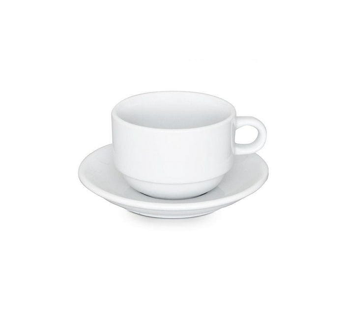 EETRITE Cup & Saucer Eetrite Cup & Saucer White 230cc ER2803 (7468451725401)
