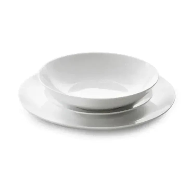 Eetrite Dinner Set Eetrite Just White 12 Piece Coupe Dinner Set ER1274