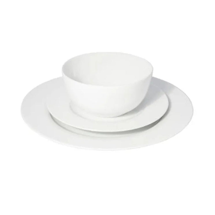 Eetrite Just White Rim Dinner Set 12 Piece