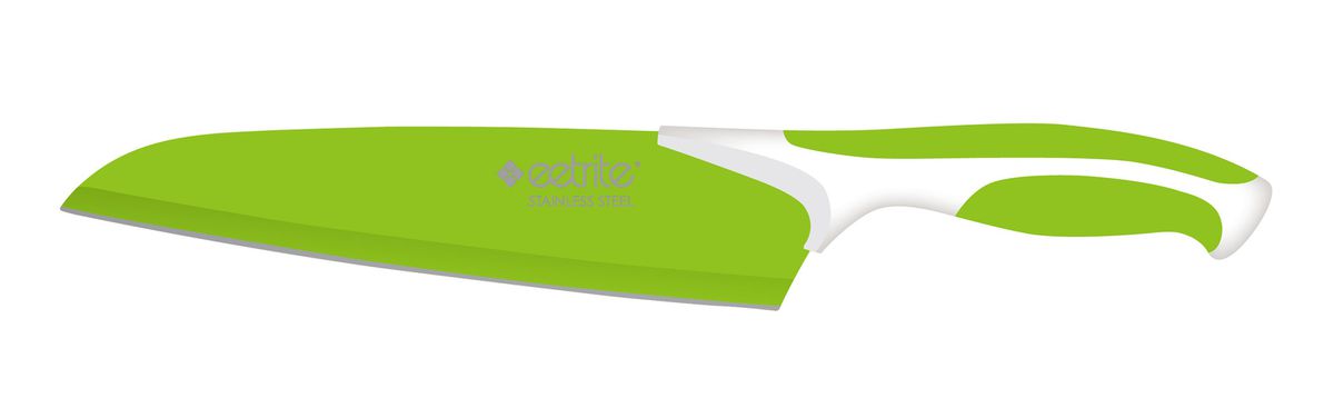 EETRITE Knife Eetrite Green Chef Knife with Thermoplastic Rubber Handle ER1473GRN (6538750951513)