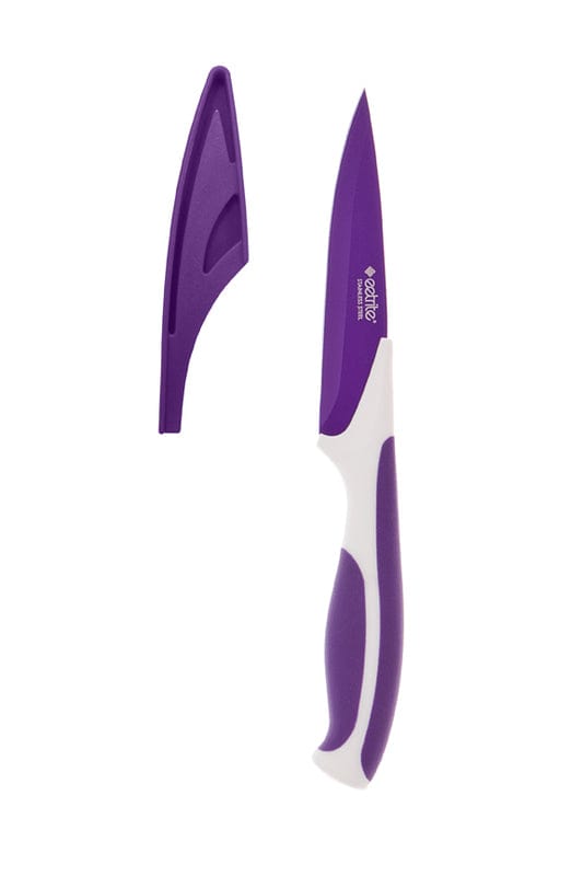 EETRITE Knife Eetrite Paring Knife With Cover Purple ER1472PU (7468443271257)