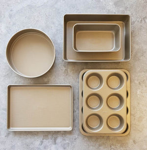 EETRITE loaf pan Eetrite Gold Non Stick Round Springform Cake Pan ER0488 (7113302933593)