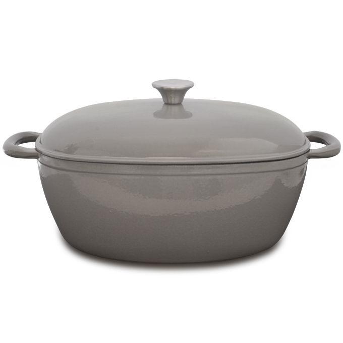 EETRITE MUFFIN TIN Eetrite Cast Iron Oval Casserole 33cm ER0681GR (7145362882649)