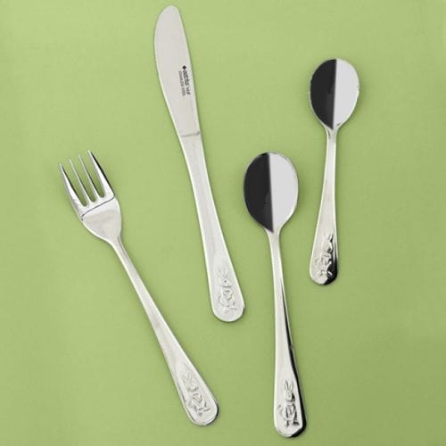 EETRITE MUG Eetrite Bunny Children's Cutlery Set, 4pc CK2 (7347437207641)