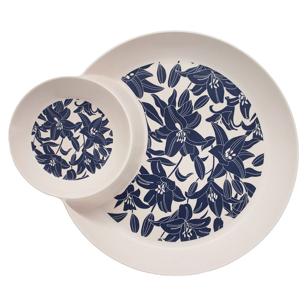 Eetrite Plate Bamboo Eetrite Bamboo Fibre Chip & Dip Platter, 38cm LC1006 (7933707714649)