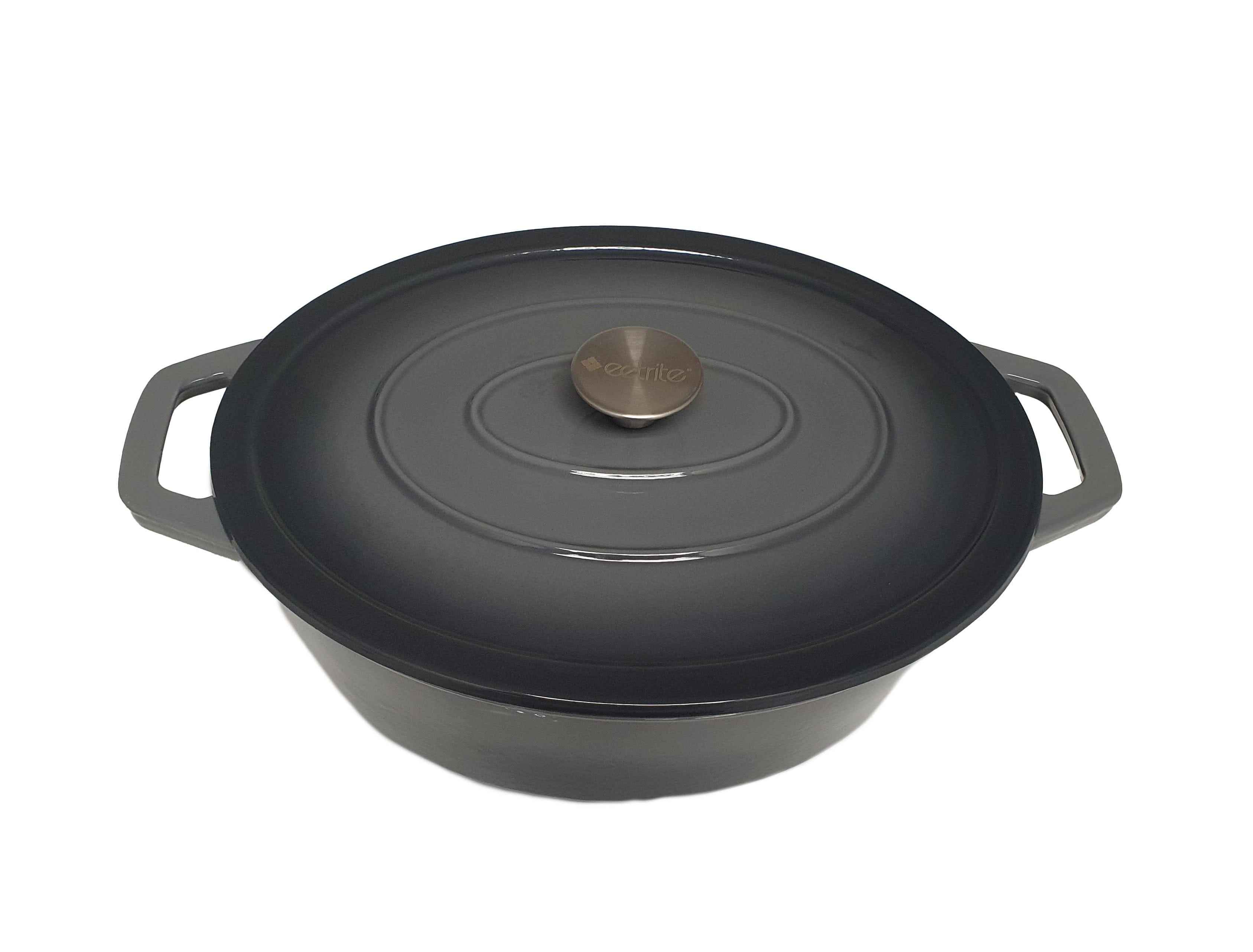 EETRITE POTS Eetrite Cast Iron Oval Casserole 33.5cm ER0697