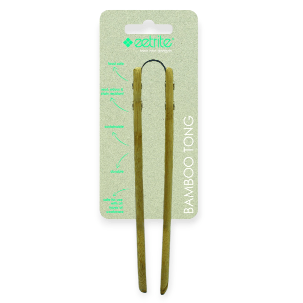 EETRITE Solid Spoon Eetrite Bamboo Tong 24cm  LC7005