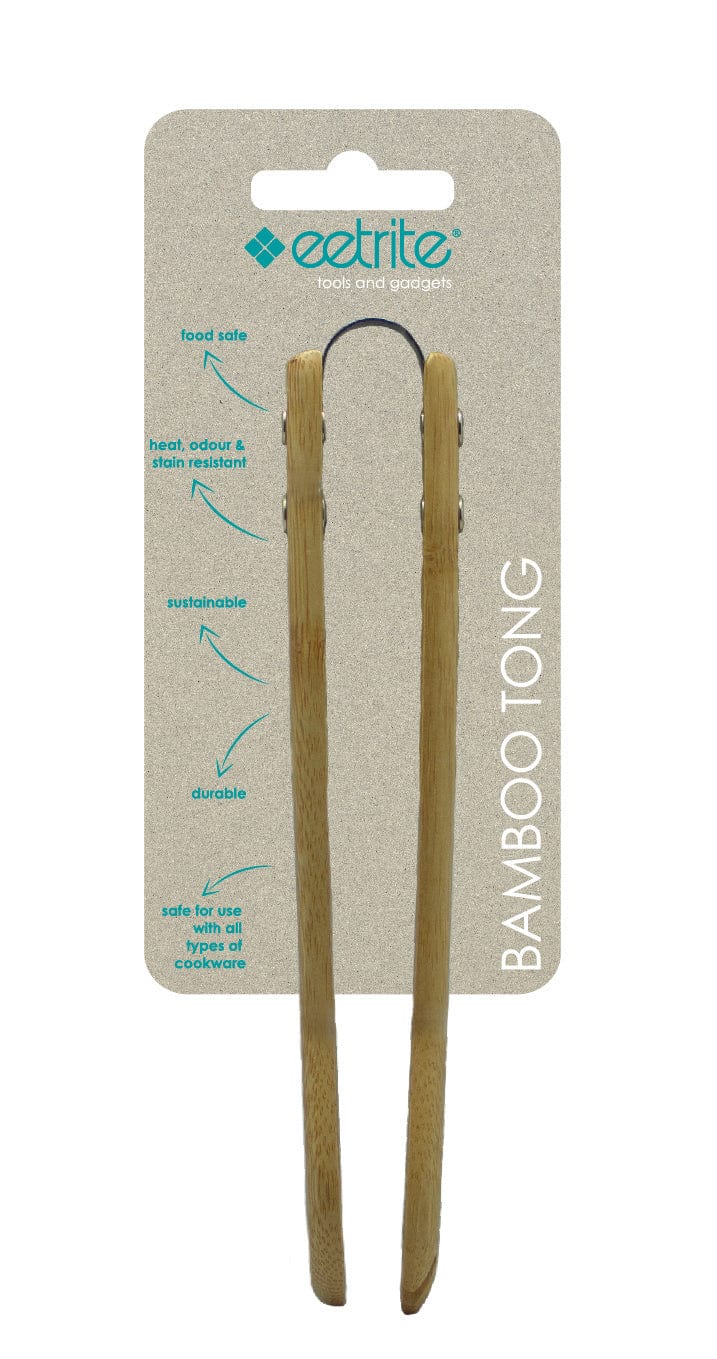 EETRITE Solid Spoon Eetrite Bamboo Tong 24cm  LC7005