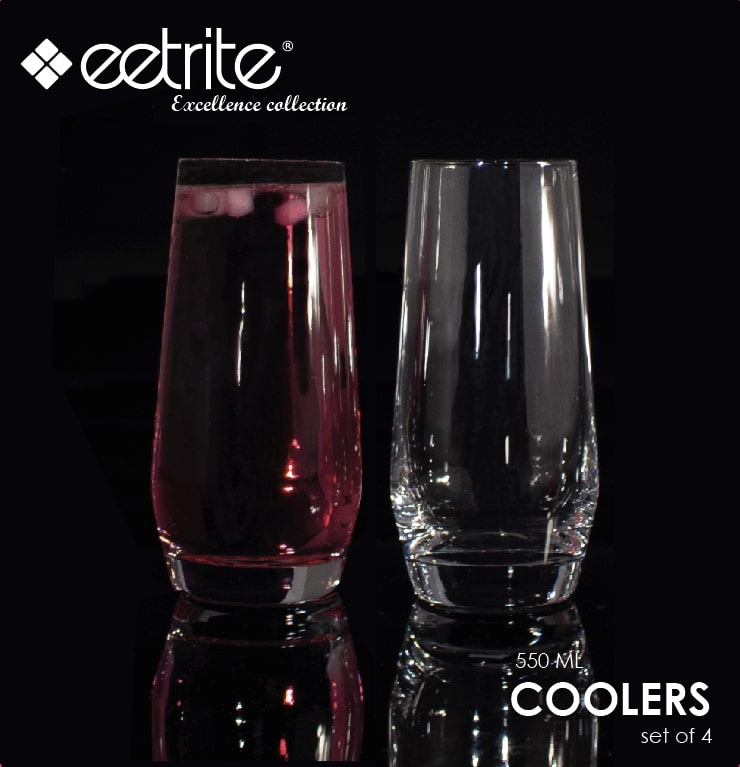Eetrite Wine Glasses Eetrite Cooler Glasses 550ml Set of 4 LC6003