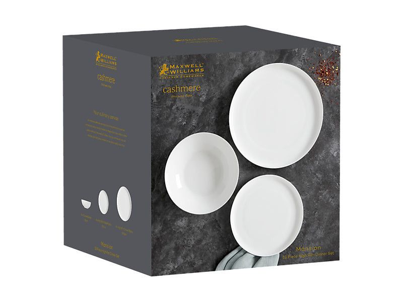 Maxwell & Williams Cashmere Mansion High Rim Dinner Set 18 Piece EF0071.