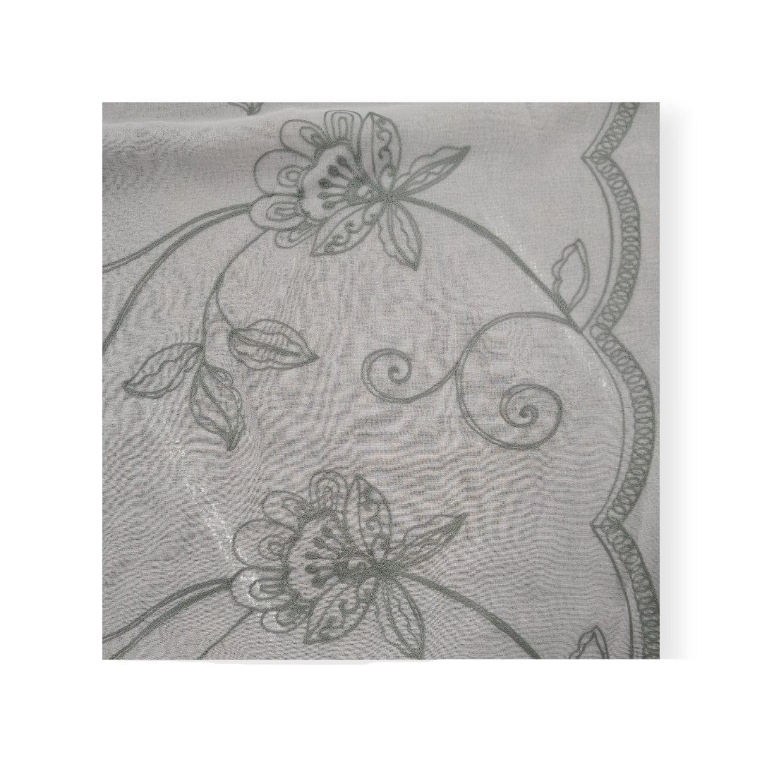 Unique Loom Lace & Voile Fabrics EMB Linen Voile 280cm 863 (7481320833113)