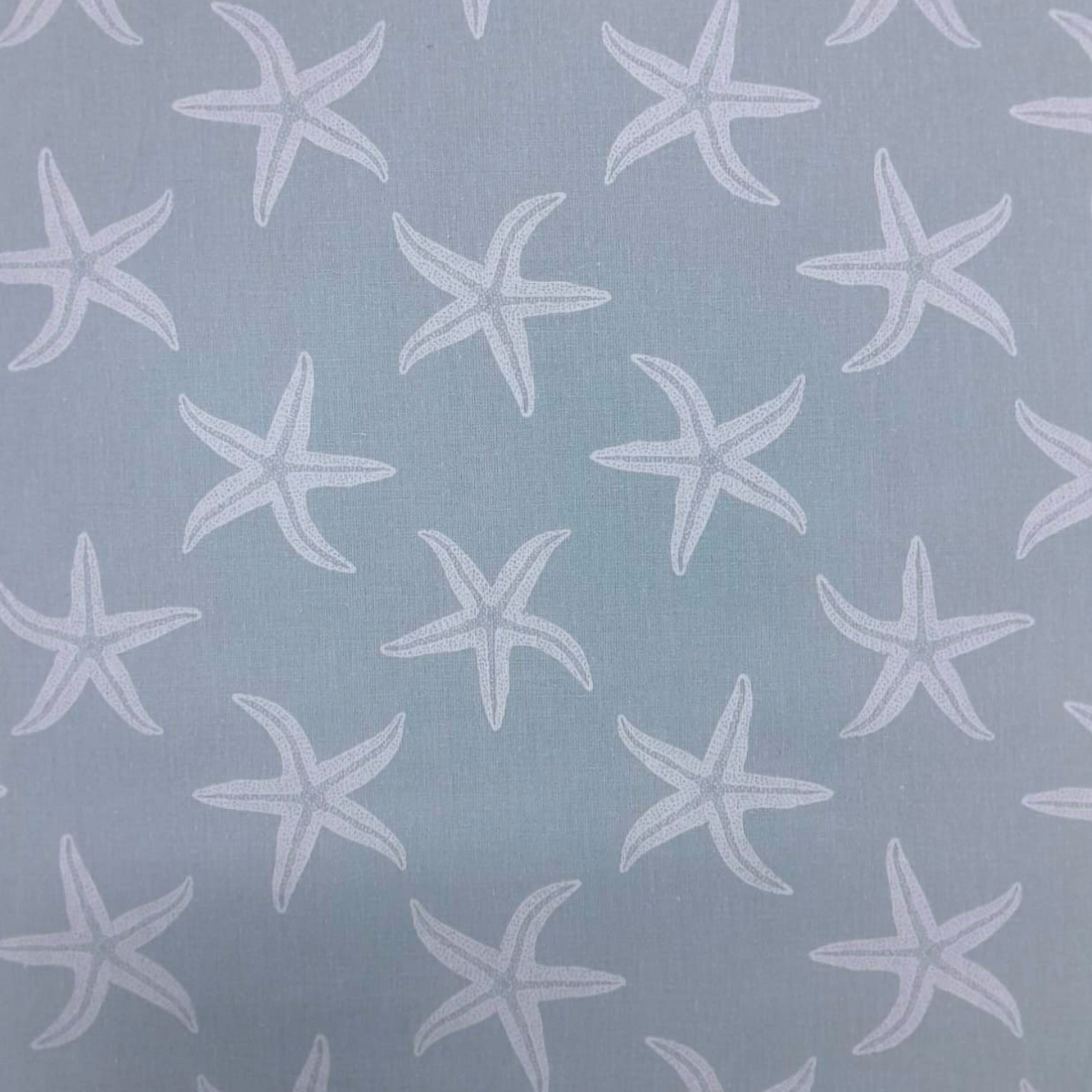 Fabric 100% Printed Poly Cotton StarFish 137 cm.