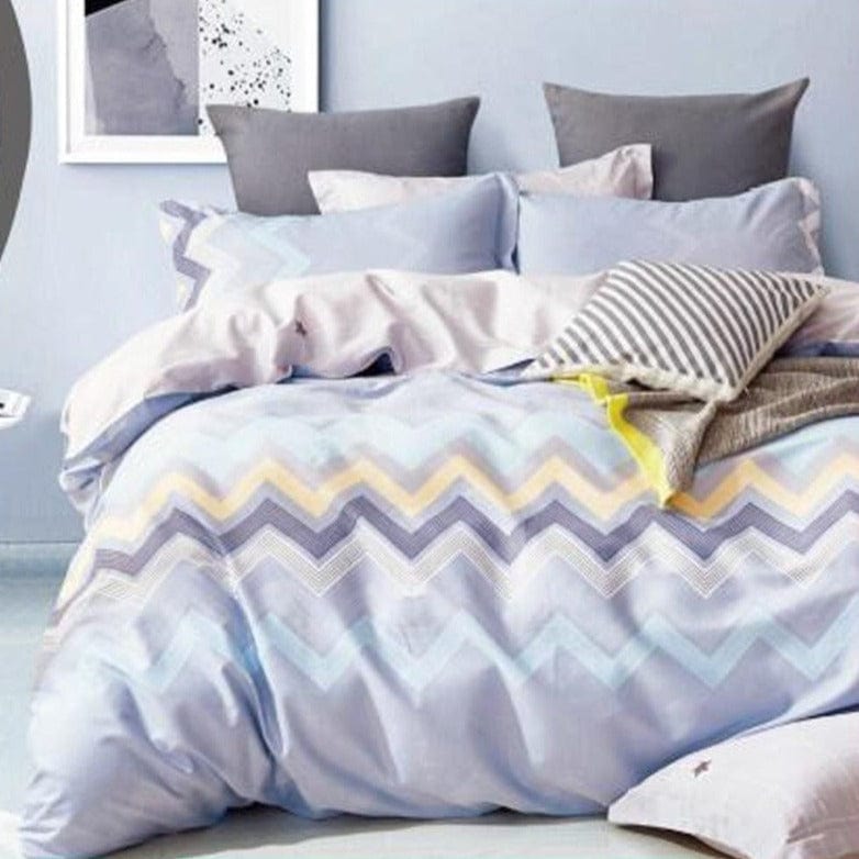 Egyptian Cotton Duvet Cover Duoble 200 Thread Count Cotton  Leomie Duvet Cover Set