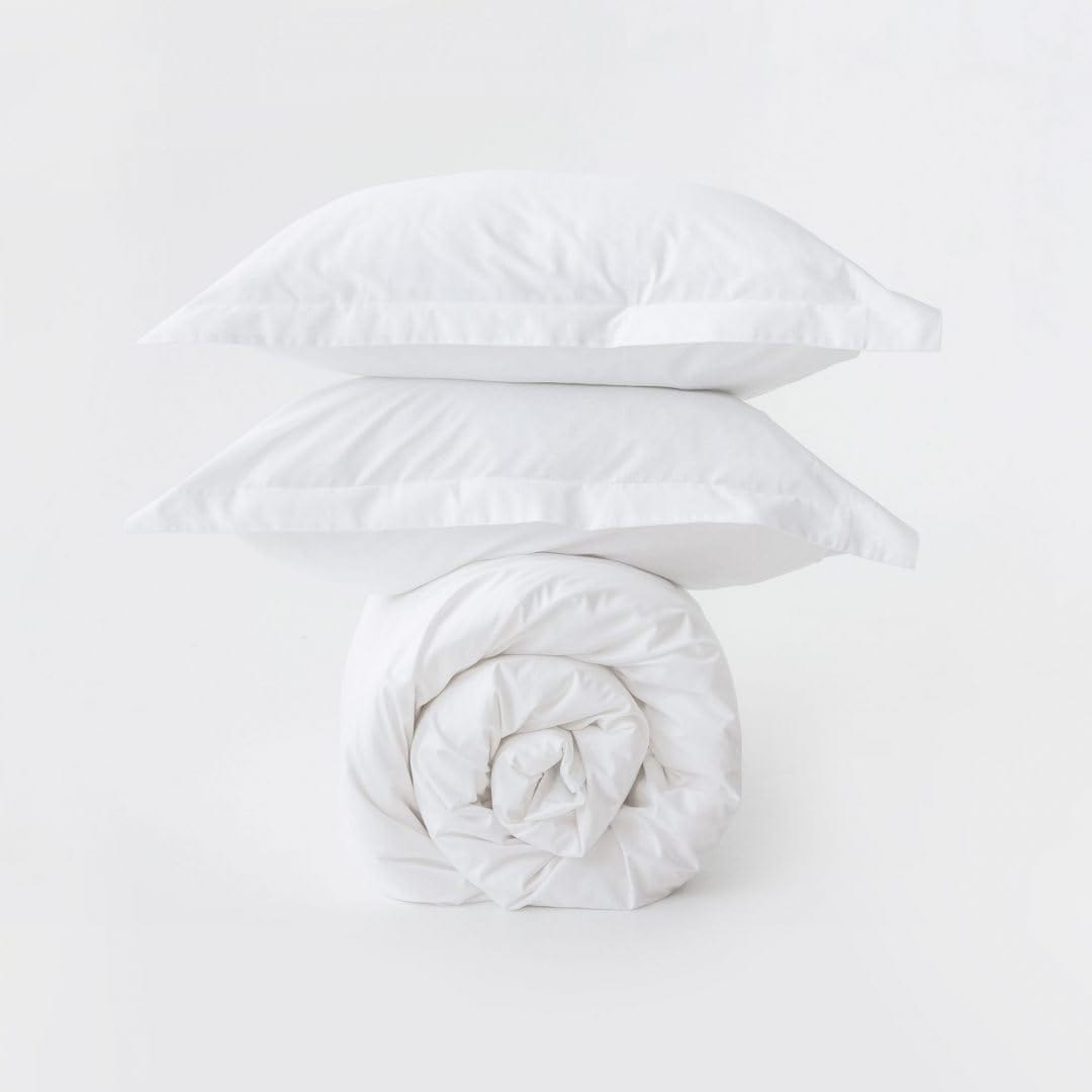 Egyptian Cotton Duvet Cover Egyptian Cotton 600 Thread Count Duvet Cover Set White (4639716737113)