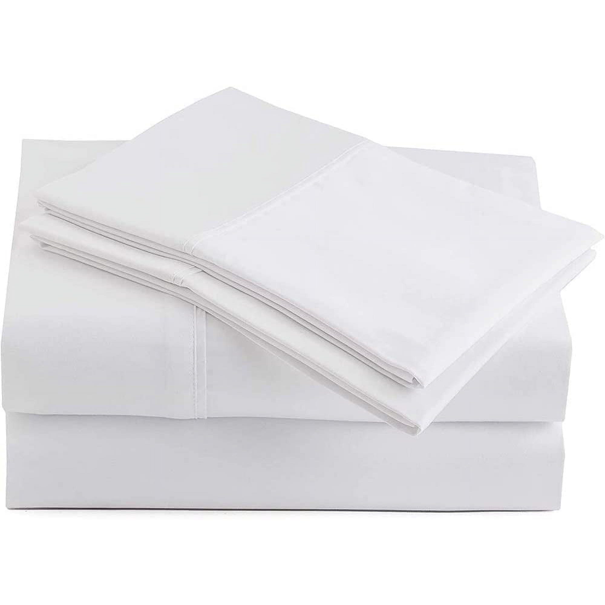 Egyptian Cotton FITTED SHEET Egyptian Cotton 400 Thread Count Flat Sheet White (7901823205465)